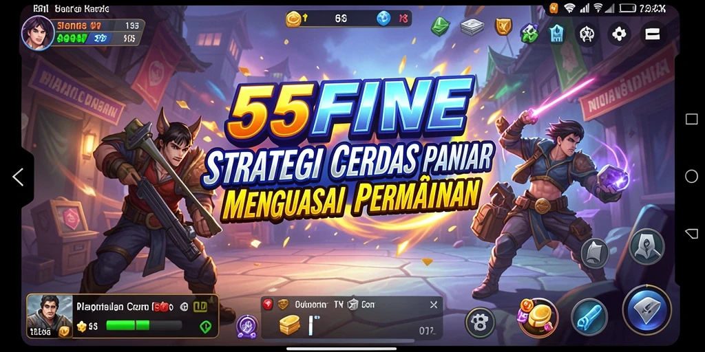 Tampilan menarik dari gameplay <strong>55FIVE</strong> yang menantang.