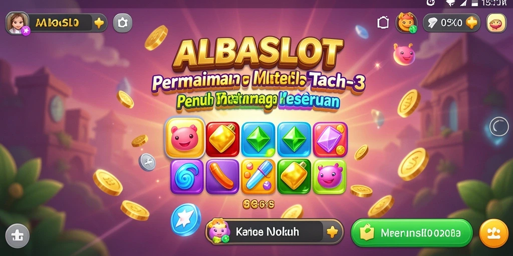 Tampilan menarik dari gameplay ALBASLOT yang menantang.