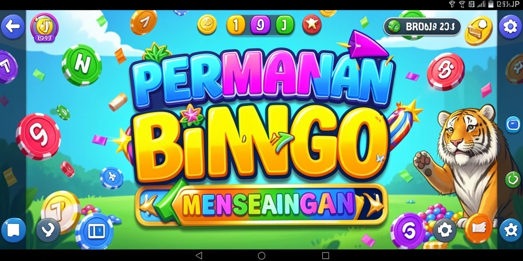 Tampilan gameplay seru di BROJP dengan pemain bersaing dalam Bingo.