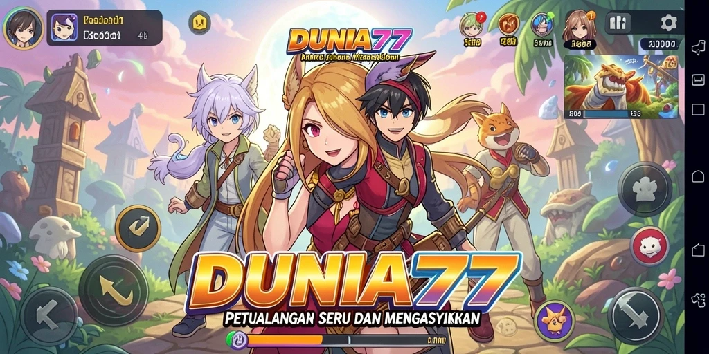 DUNIA77 - tampilan seru dari petualangan Anime yang menakjubkan.