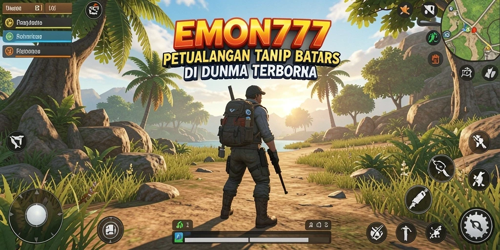 Tampilan gameplay seru di dunia terbuka EMON777.