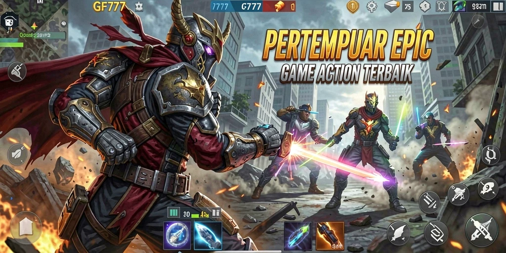 Tampilkan gameplay seru dan aksi cepat dalam GF777.