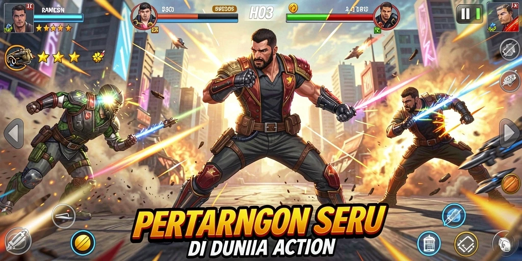 Gameplay seru H03 yang penuh aksi dan tantangan.
