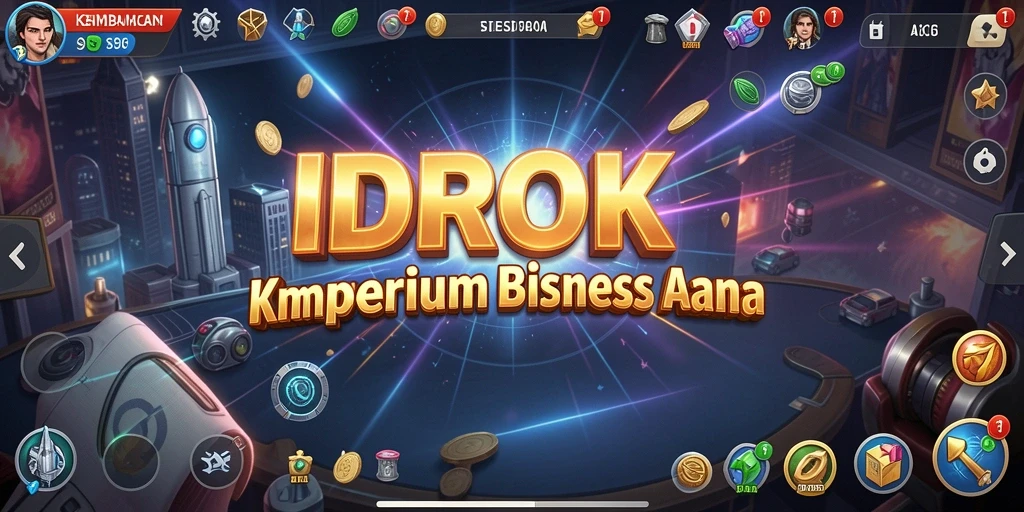 Tampilan gameplay seru di dunia Tycoon IDROK.