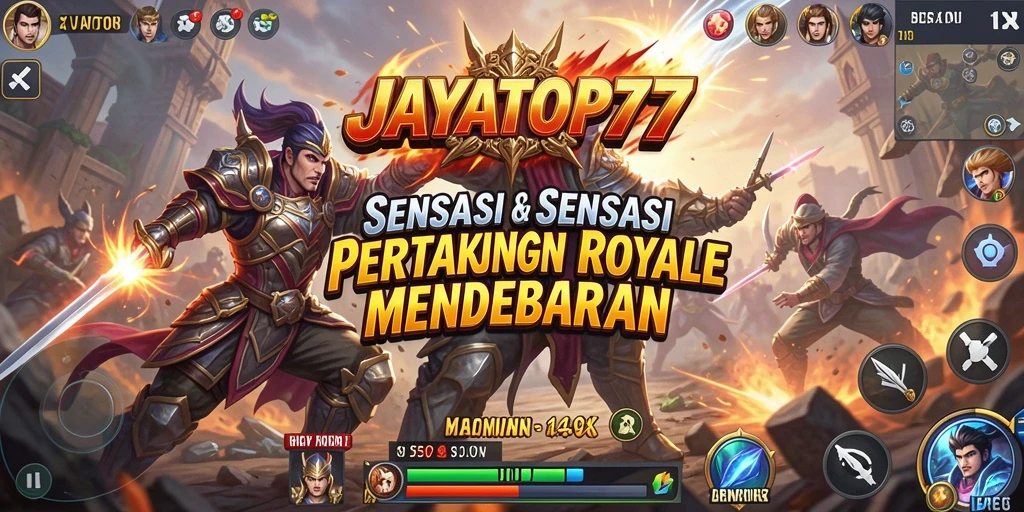 Tangkapan layar gameplay intens dari JAYATOP77.