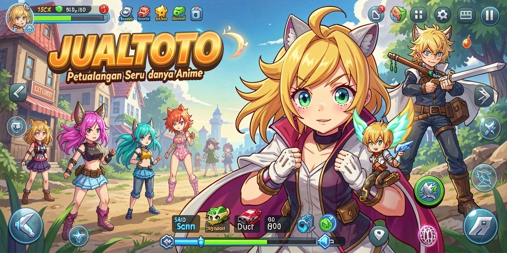 Gameplay seru dan karakter menarik dalam JUALTOTO.