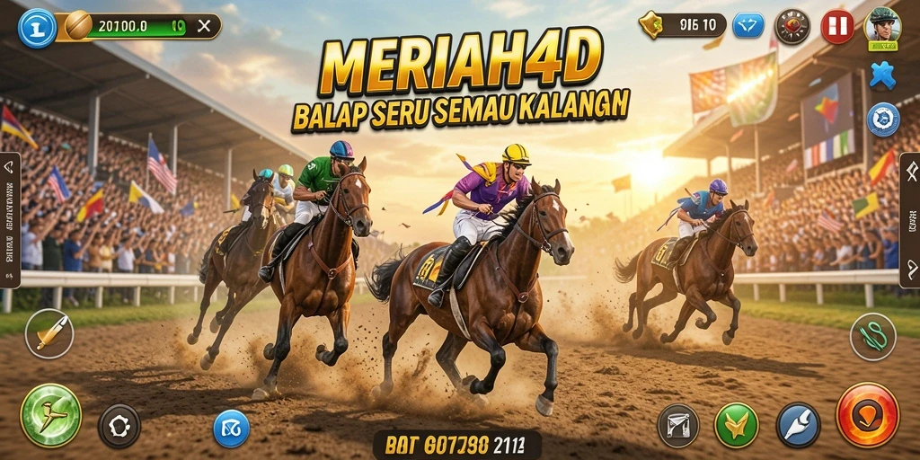 Gameplay MERIAH4D yang menegangkan dalam balapan cepat.