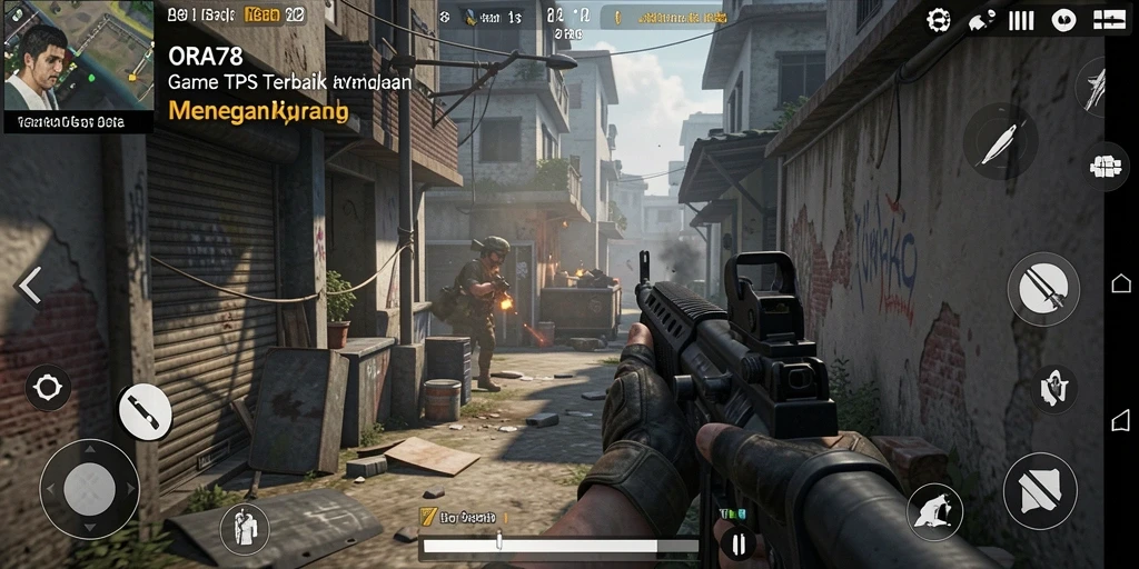 Gameplay seru dan menegangkan di ORA78 dengan aksi TPS.