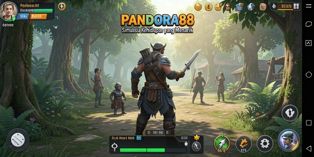 Tampilan menarik dari gameplay PANDORA88 yang menggambarkan simulasi kehidupan.