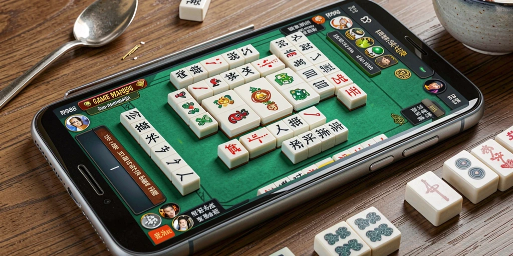 Tampilan menarik dari gameplay Mahjong di RP888 yang memikat.