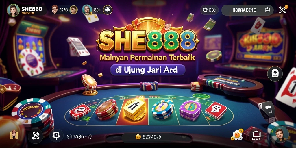 Tampilan menarik dari gameplay <strong>SHE888</strong> yang menyajikan keseruan Kasino.