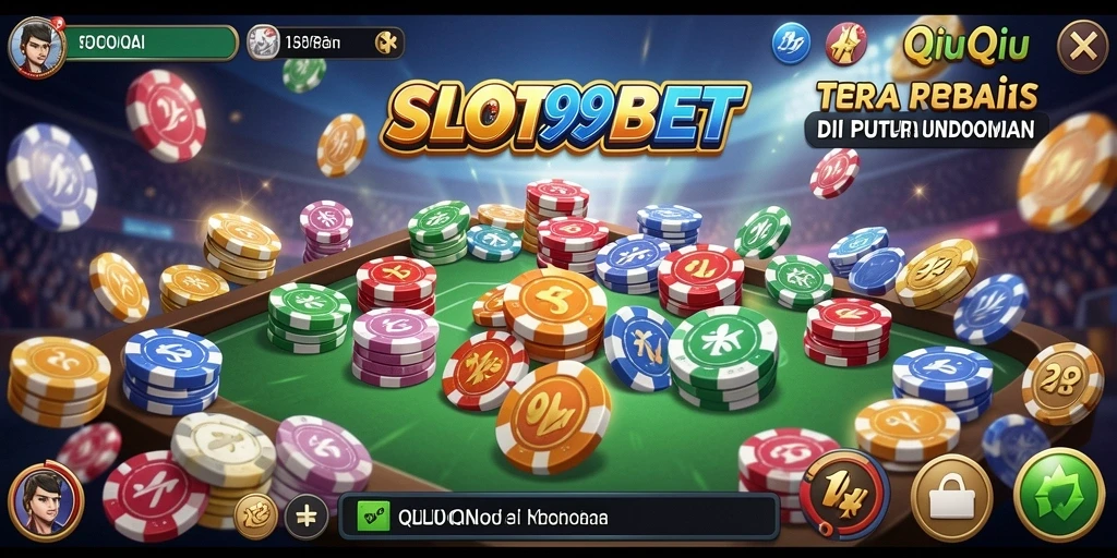Tangkapan layar SLOT99BET menampilkan momen seru permainan QiuQiu.