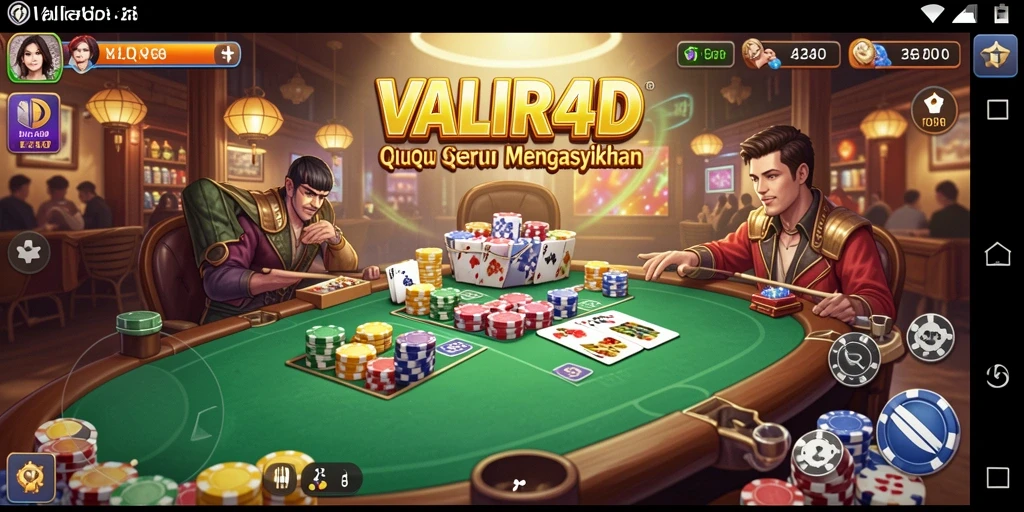 Tampilan gameplay QiuQiu yang mengasyikkan di VALIR4D.
