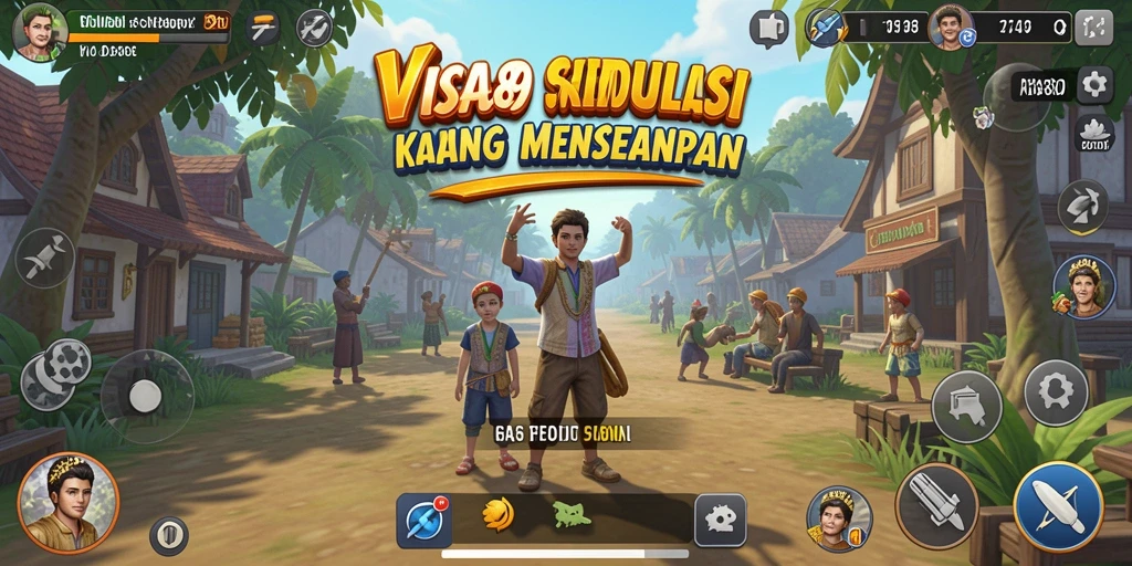 Tampilan gameplay yang memukau di dalam VISA89.